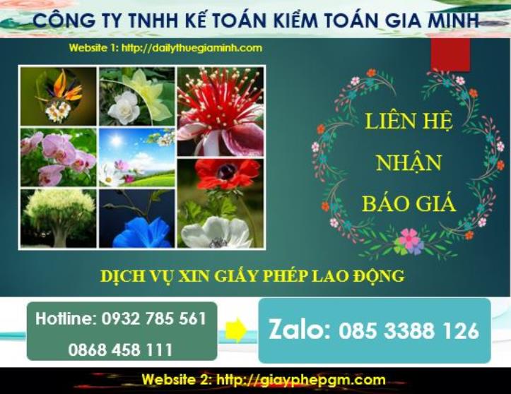 Xin giấy phép lao động tại Vũng Tàu 5 Chi phí thực hiện giấy phép lao động tại Vũng Tàu