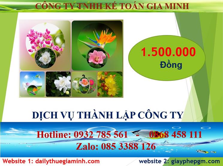 Đăng ký thành lập công ty tại Vũng Tàu 5 Chi phí đăng ký thành lập công ty tại Vũng Tàu