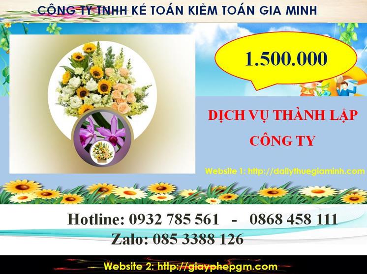 Chi phí thành lập chi nhánh doanh nghiệp tại Thành phố Thủ Dầu Một