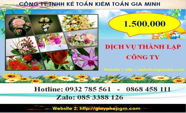 Chi phí dịch vụ thành lập chi nhánh công ty tại Thị xã Dĩ An