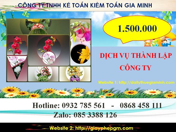 Chi phí dịch vụ thành lập chi nhánh công ty tại Thị xã Hương Thủy