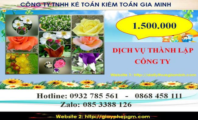 Chi phí dịch vụ thành lập chi nhánh công ty tại Thị xã Hương Trà