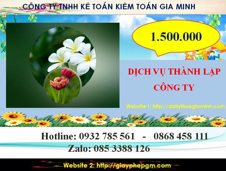 Chi phí dịch vụ thành lập chi nhánh công ty tại Thị xã Thuận An