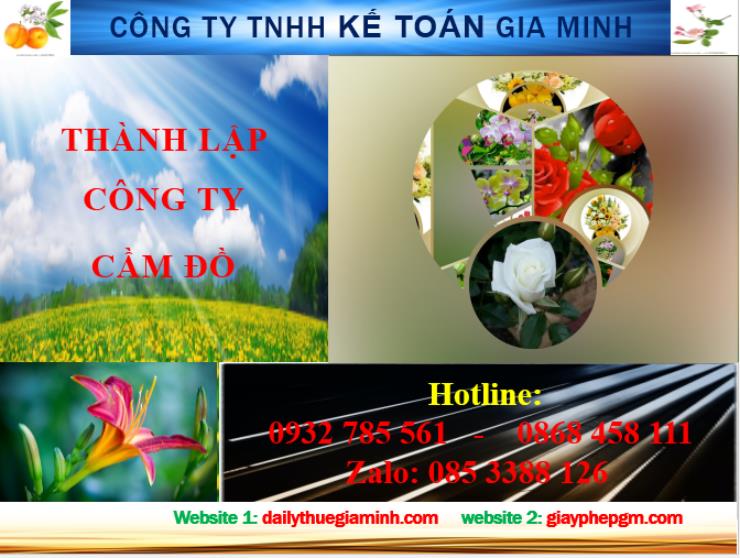 Thành lập công ty cầm đồ tại Điện Biên 6 Dịch vụ thành lập công ty cầm đồ tại Điện Biên