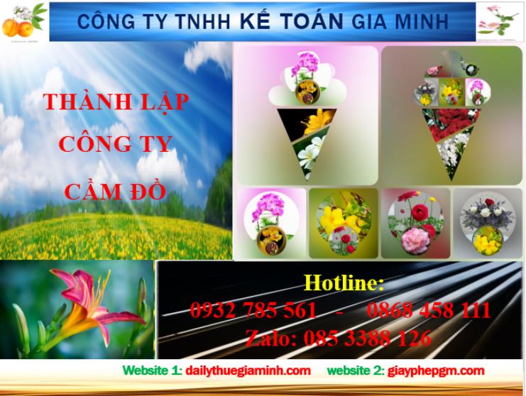 Dịch vụ thành lập công ty cầm đồ tại Huyện Phú Giáo