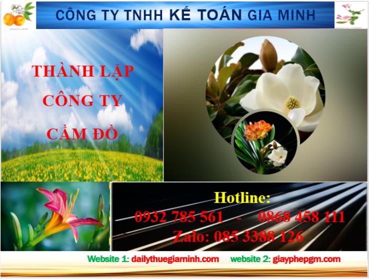 Thành lập công ty cầm đồ tại Thái Nguyên 4 Dịch vụ thành lập công ty cầm đồ tại Thái Nguyên