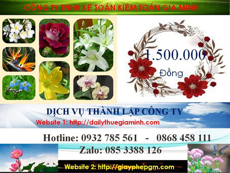 Bảng giá thành lập công ty cổ phần tại  Hòa Bình