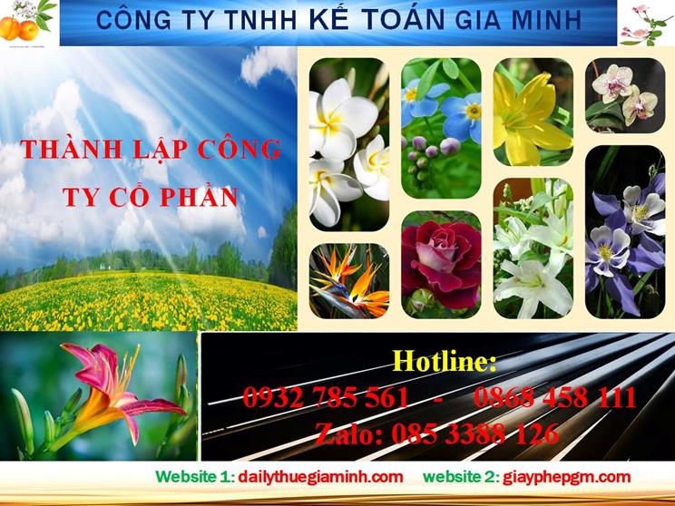 Dịch vụ thành lập công ty cổ phần ở Kiên Giang