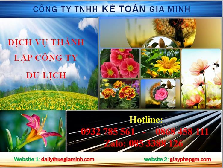 Thủ tục thành lập công ty du lịch tại Bắc Kạn