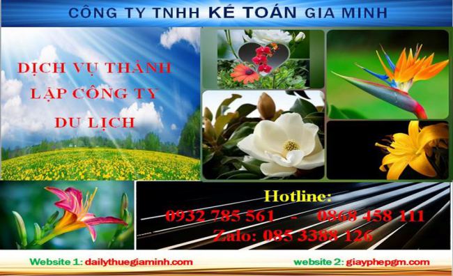Dịch vụ thành lập công ty du lịch tại Lâm Đồng 4 Thủ tục thành lập công ty du lịch tại Lâm Đồng