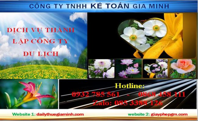 Dịch vụ thành lập công ty du lịch tại Sơn La 4 Thủ tục thành lập công ty du lịch tại Sơn La
