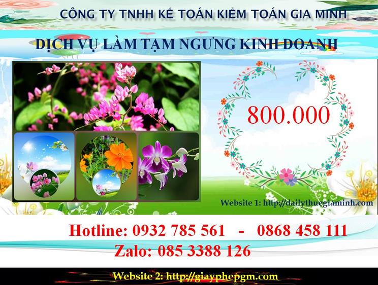 Tạm ngừng hoạt động doanh nghiệp tại Lạng Sơn 5 Chi phí tạm ngừng doanh nghiệp tại Lạng Sơn