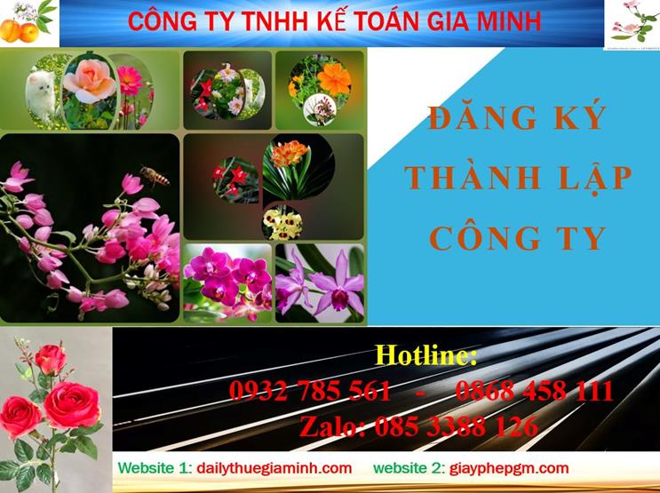Thủ tục đăng ký thành lập công ty tại Huyện Bắc Tân Uyên