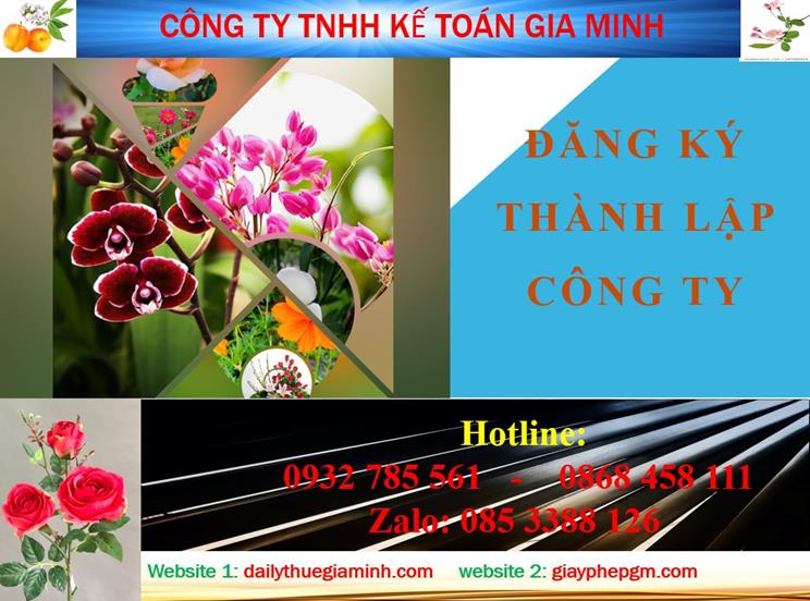 Thủ tục đăng ký thành lập công ty tại Thị Xã Dĩ An