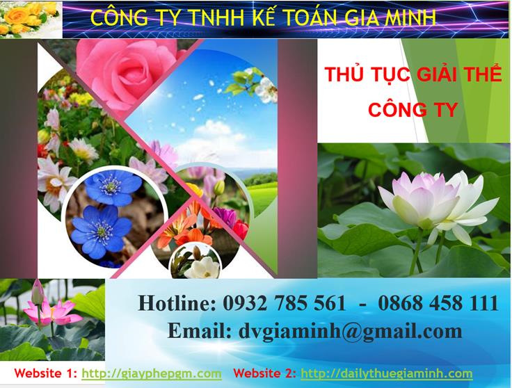 Thủ tục giải thể công ty tại Thành phố Thủ Đức