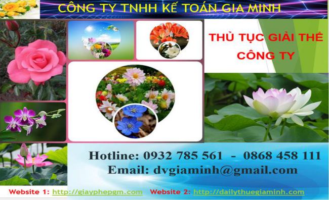 Thủ tục giải thể công ty tại Thị Xã Bến Cát 1 Thủ tục giải thể công ty tại Thị Xã Bến Cát