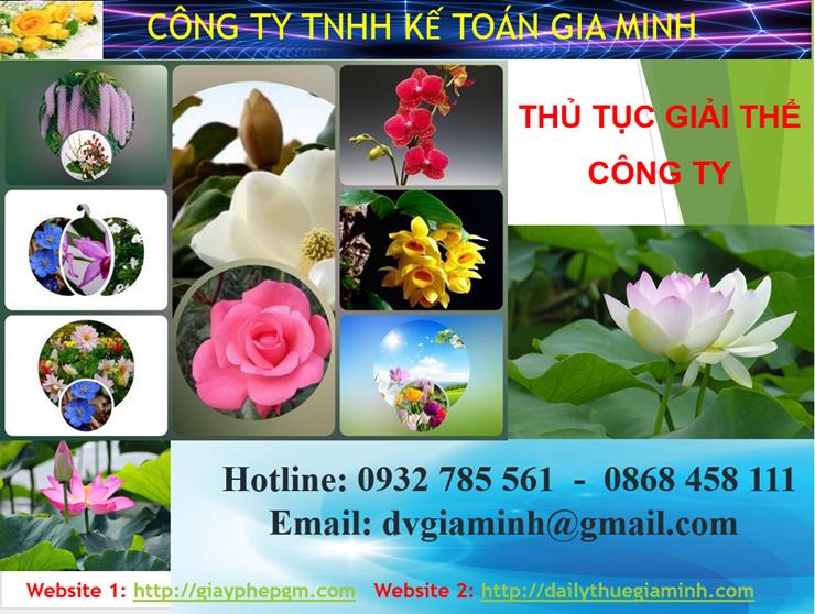 Thủ tục giải thể công ty tại Thị Xã Dĩ An