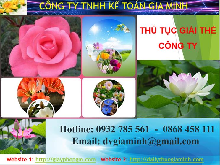 Thủ tục giải thể công ty tại Thị Xã Tân Uyên