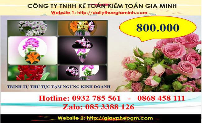 Trình tự thủ tục tạm ngừng kinh doanh tại Lào Cai 5 Chi Phí tạm ngừng kinh doanh tại Lào Cai