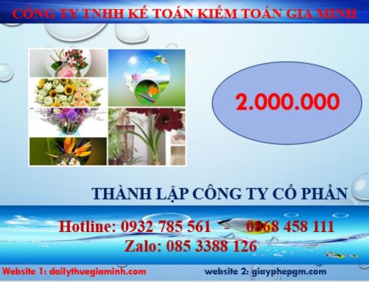 Thủ tục thành lập chi nhánh công ty cổ phần tại Hải Phòng 5 Chi phí thành lập chi nhánh công ty cổ phần tại Hải Phòng