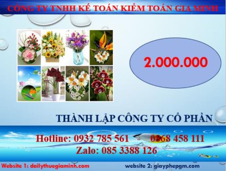 Thủ tục thành lập chi nhánh công ty cổ phần tại Lào Cai 5 Chi phí thành lập chi nhánh công ty cổ phần tại Lào Cai