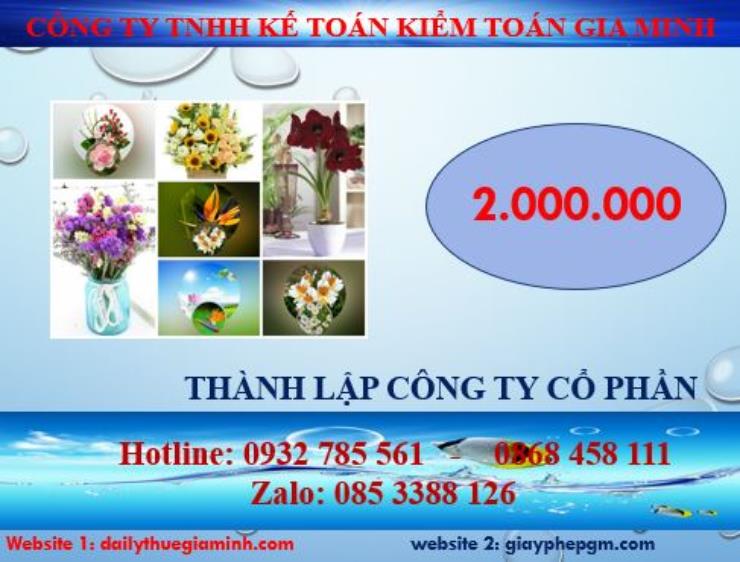 Thủ tục thành lập chi nhánh công ty cổ phần tại Sơn La 5 Chi phí thành lập chi nhánh công ty cổ phần tại Sơn La