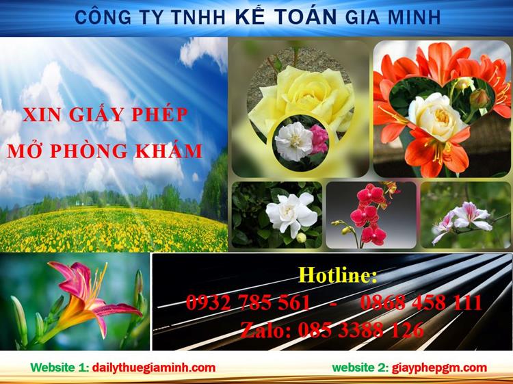 Xin giấy phép phòng khám tại Quận Tân Phú 1 Thủ tục xin giấy phép mở phòng khám tại Quận Tân Phú