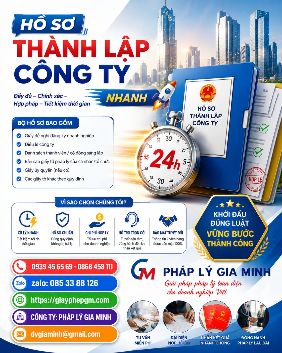 Hồ sơ đăng ký công ty tại Sơn La