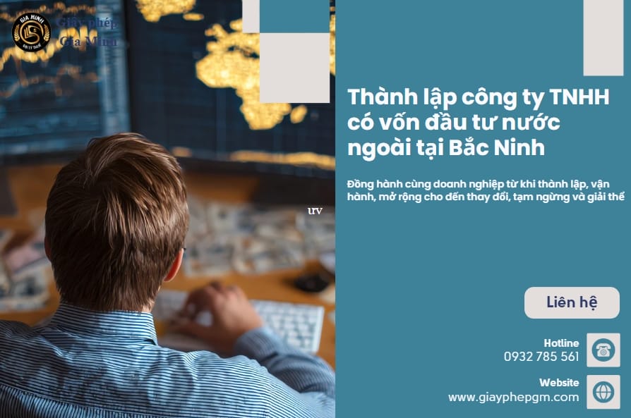 Thành lập công ty TNHH có vốn đầu tư nước ngoài tại Bắc Ninh | Hướng dẫn thủ tục A-Z 4 Thành lập công ty TNHH có vốn đầu tư nước ngoài tại Bắc Ninh