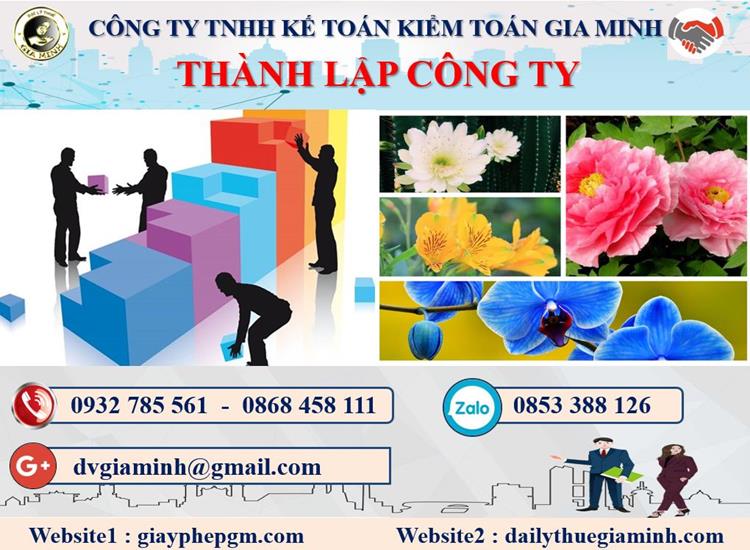 Thủ tục thành lập doanh nghiệp ở Quận Hải Châu