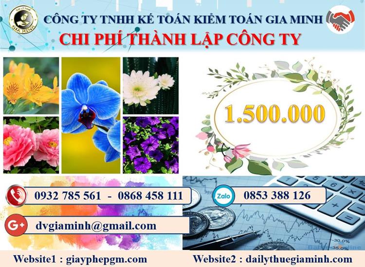 Chi phí thành lập doanh nghiệp ở Quận Hải Châu