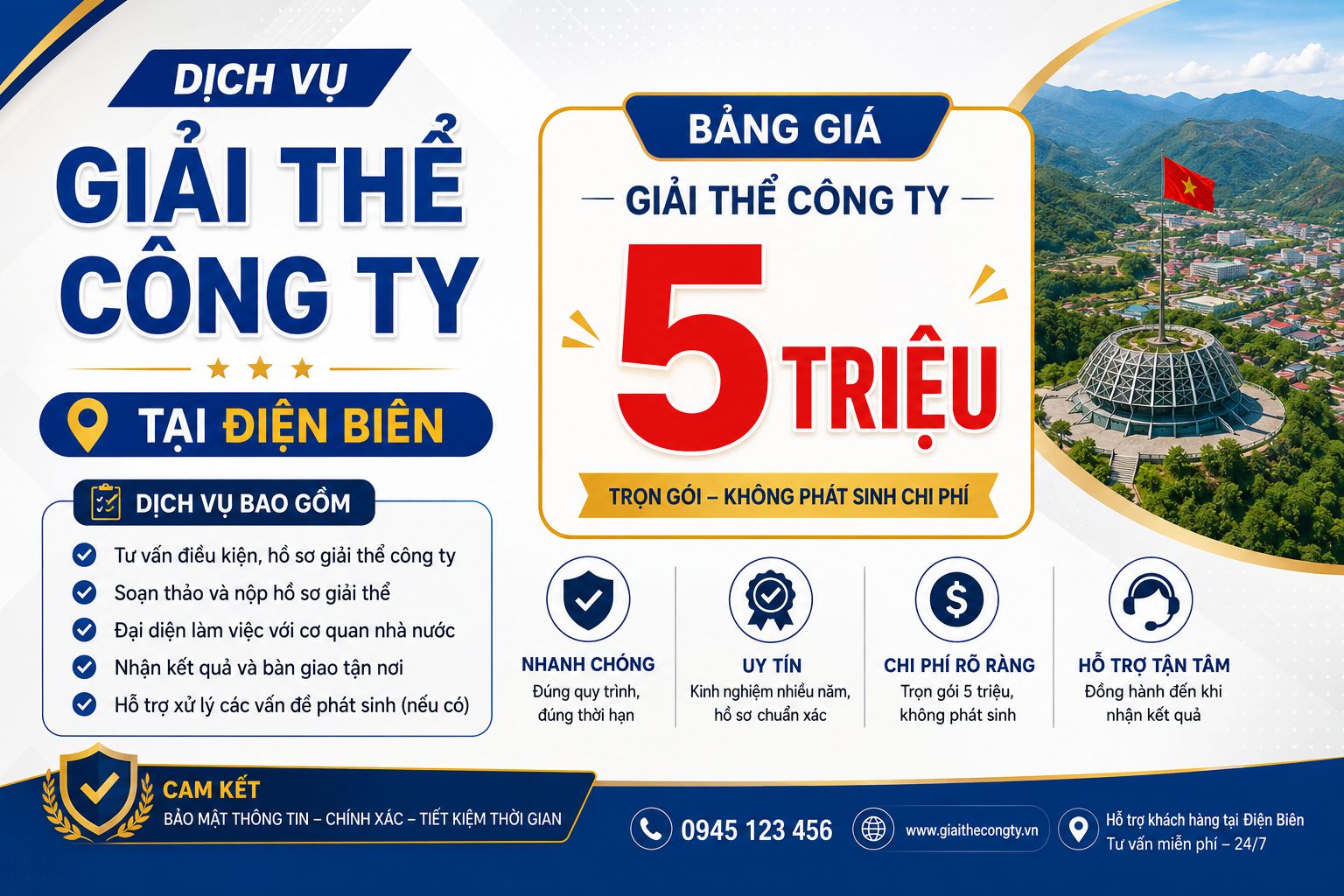Dịch vụ giải thể công ty tại Điện Biên
