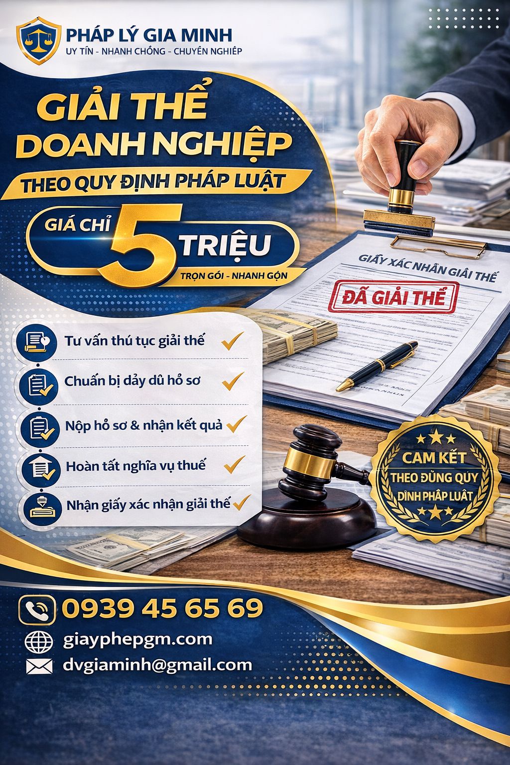 Dịch vụ giải thể công ty trọn gói tại Hưng Yên uy tín