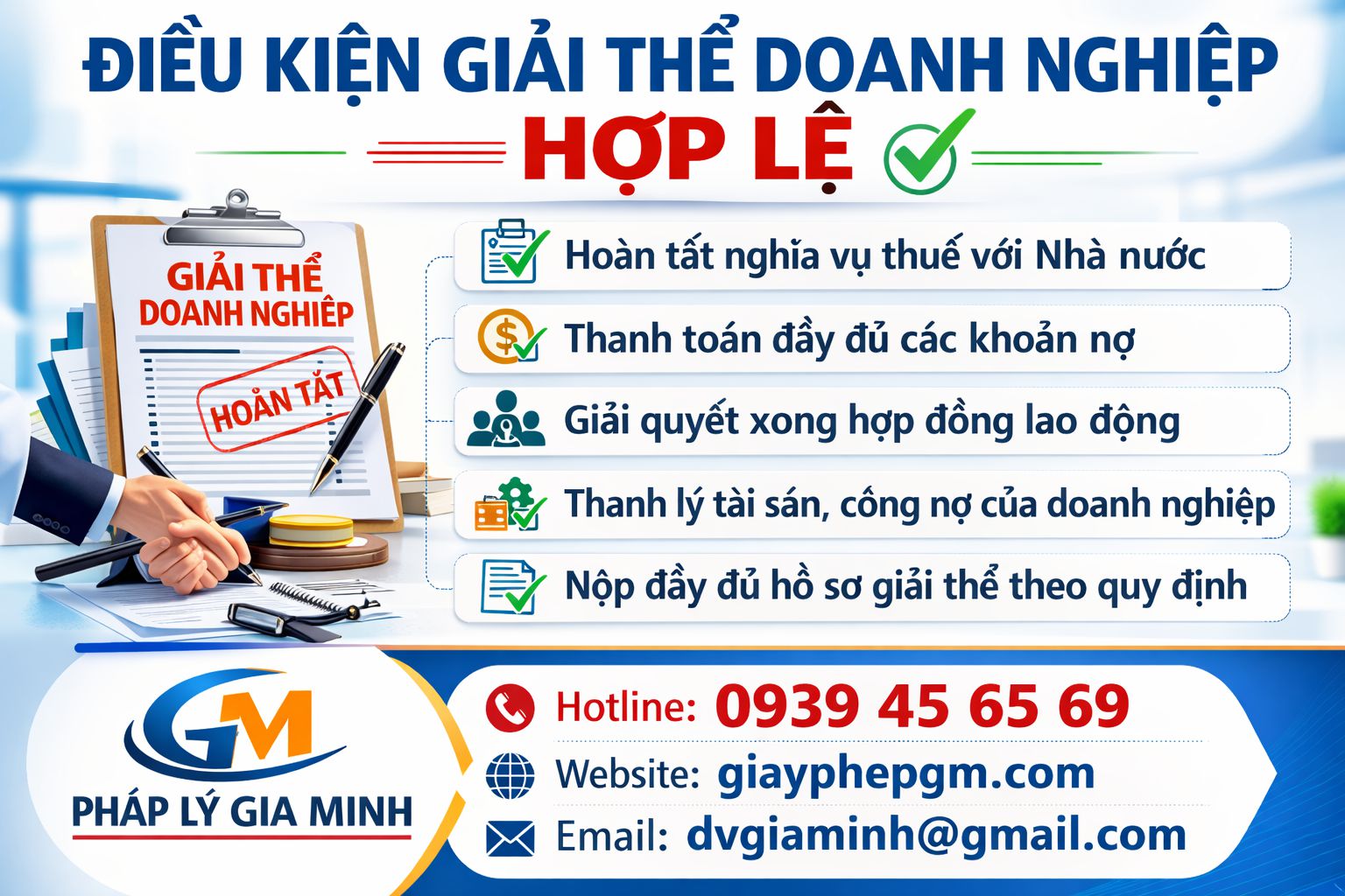 Dịch vụ giải thể doanh nghiệp tại Cà Mau - Dịch vụ uy tín và chất lượng 6 Dịch vụ giải thể doanh nghiệp Cà Mau trọn gói nhanh chóng