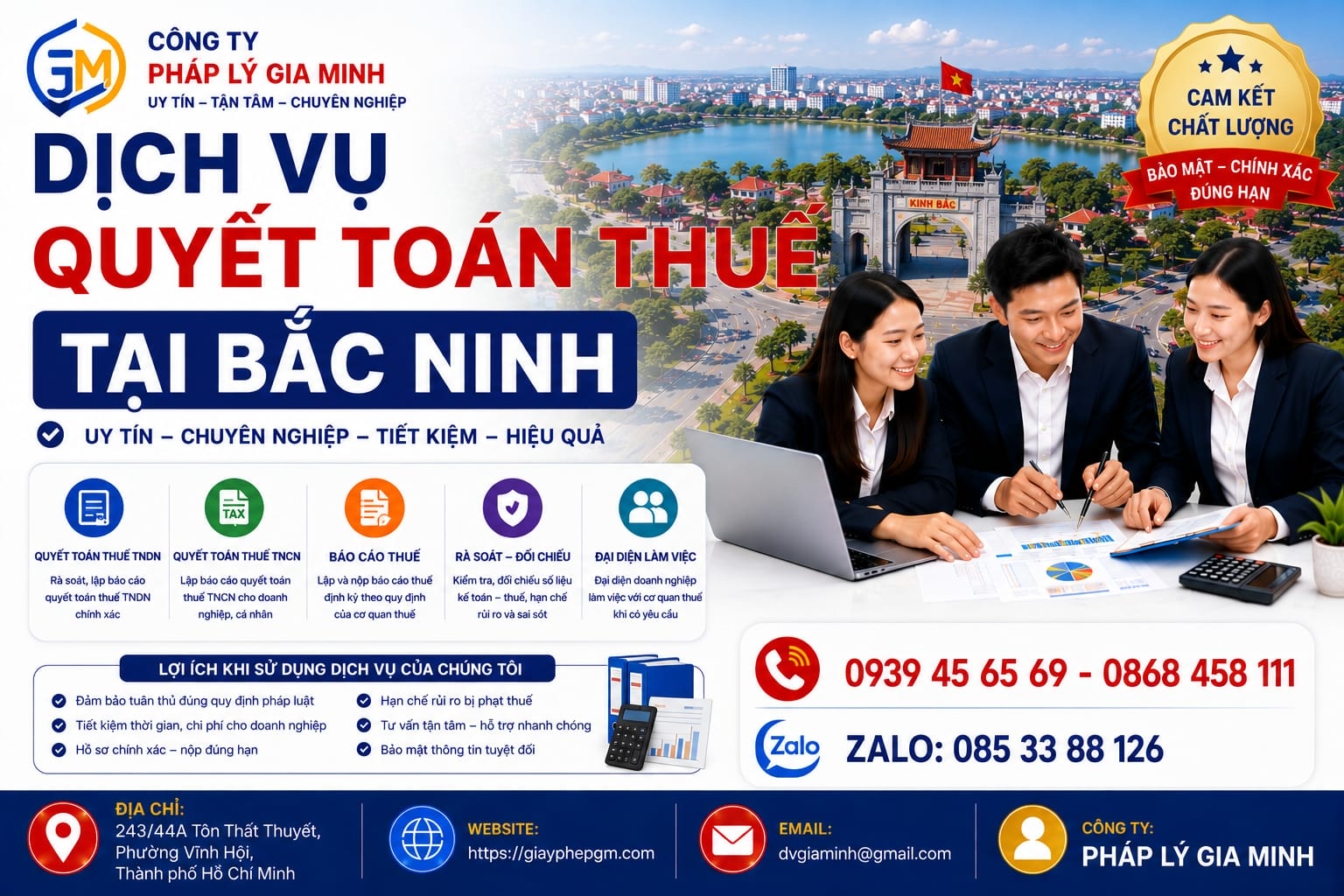 Dịch vụ kế toán Bắc Ninh 5 Dịch vụ quyết toán thuế tại Bắc Ninh