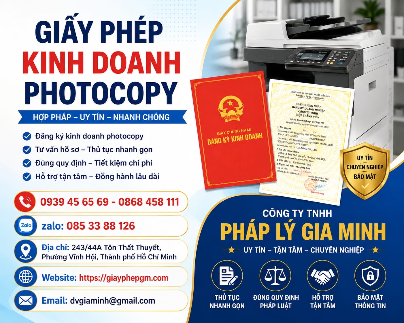 Giấy phép kinh doanh photocopy