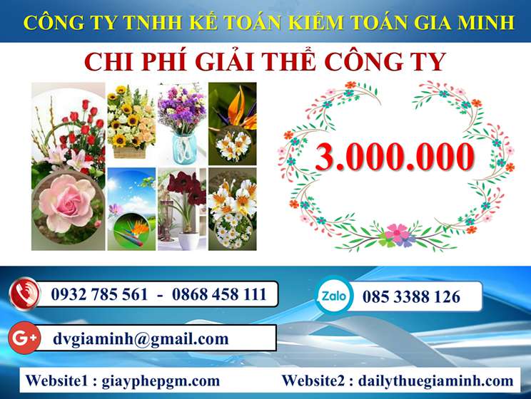 Dịch vụ giải thể công ty trọn gói giá rẻ tại Bình Thuận 5 Chi phí giải thể công ty trọn gói giá rẻ tại Bình Thuận