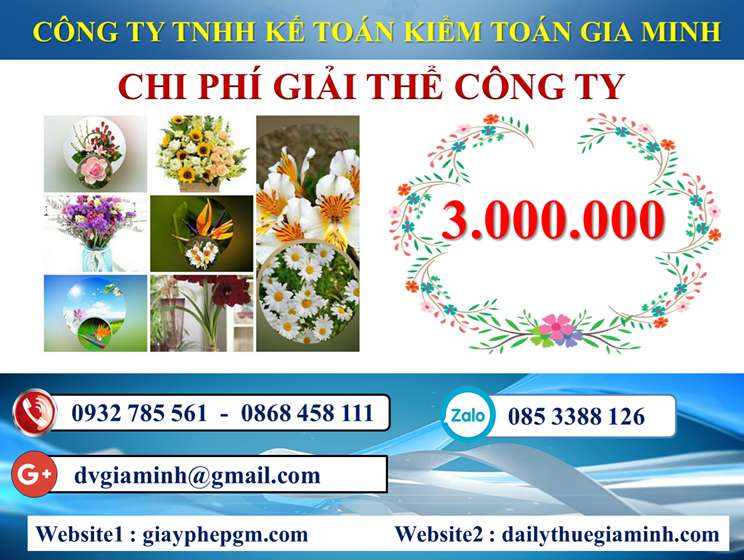 Dịch vụ giải thể công ty trọn gói giá rẻ tại Hà Giang 5 Chi phí giải thể công ty trọn gói giá rẻ tại Hà Giang