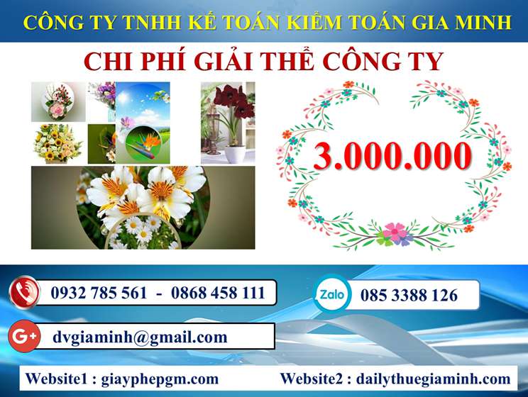 Dịch vụ giải thể công ty trọn gói giá rẻ tại Lâm Đồng 5 Chi phí giải thể công ty trọn gói giá rẻ tại Lâm Đồng