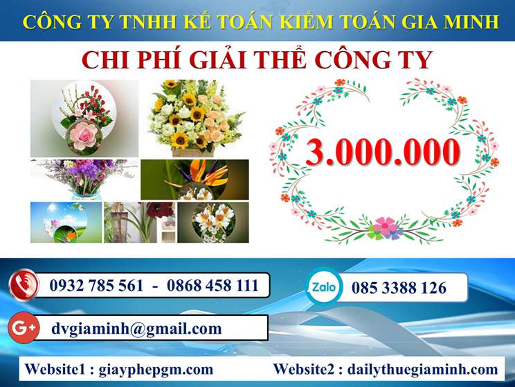 Chi phí giải thể công ty trọn gói giá rẻ tại Nha Trang