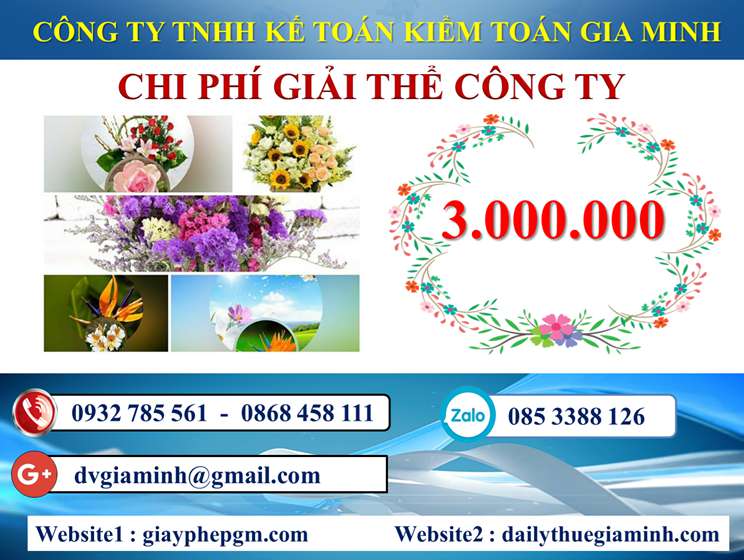 Dịch vụ giải thể công ty trọn gói giá rẻ tại Quận Đống Đa 5 Chi phí giải thể công ty trọn gói giá rẻ tại Quận Đống Đa
