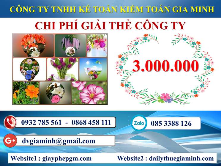 Dịch vụ giải thể công ty trọn gói giá rẻ tại Quận Hồng Bàng 5 Chi phí giải thể công ty trọn gói giá rẻ tại Quận Hồng Bàng