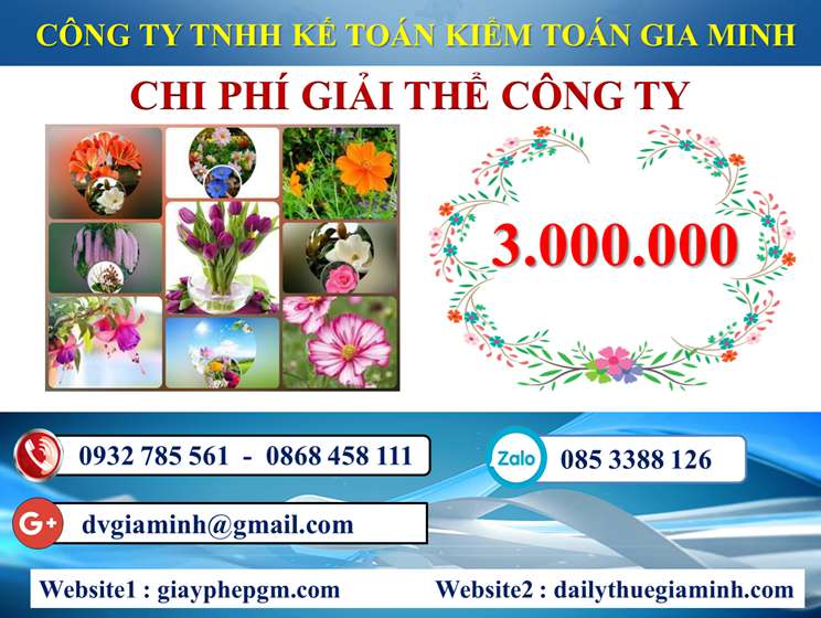 Dịch vụ giải thể công ty trọn gói giá rẻ tại Quận Liên Chiểu 5 Chi phí giải thể công ty trọn gói giá rẻ tại Quận Liên Chiểu