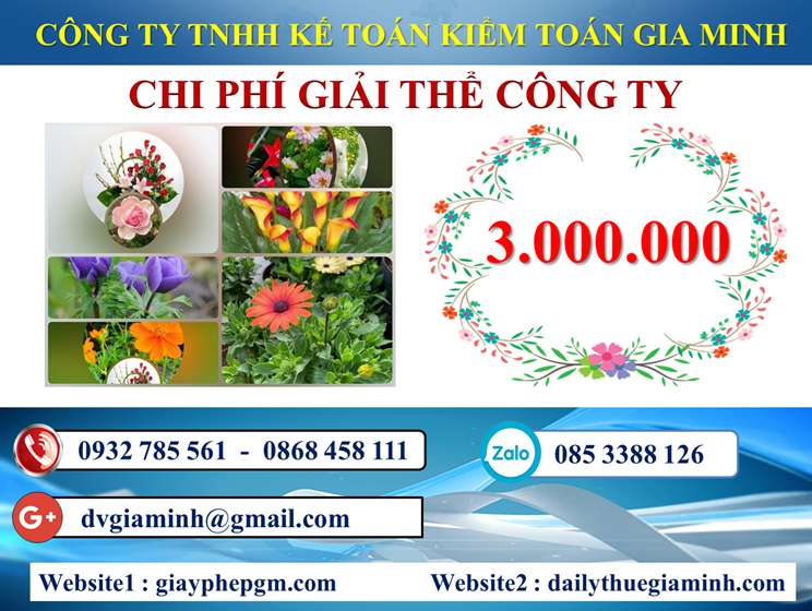 Giải thể công ty trọn gói giá rẻ tại Quận Ninh Kiều – Nhanh chóng, đúng luật 5 Chi phí giải thể công ty trọn gói giá rẻ tại Quận Ninh Kiều