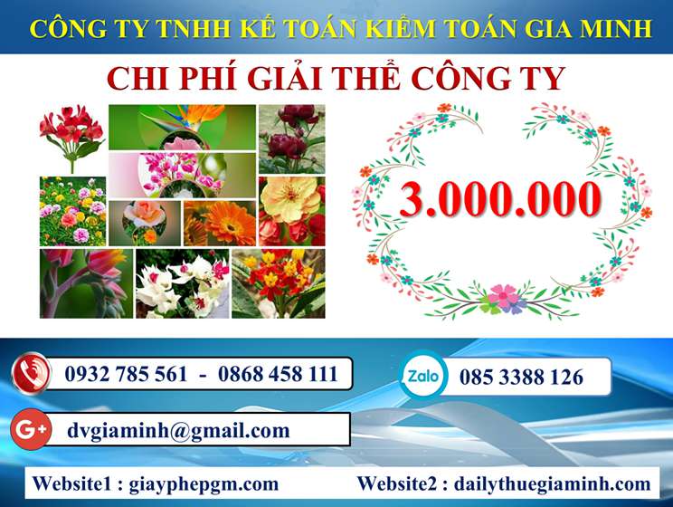 Dịch vụ giải thể công ty trọn gói giá rẻ tại TP Hà Nội 5 Chi phí giải thể công ty trọn gói giá rẻ tại TP Hà Nội