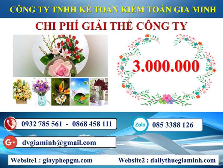 Dịch vụ giải thể doanh nghiệp tại Hải Dương 5 Chi phí dịch vụ giải thể doanh nghiệp tại Hải Dương
