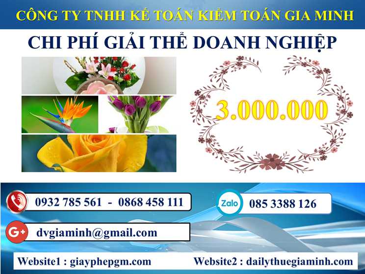 Dịch vụ giải thể doanh nghiệp tại Quận 2 5 Chi phí dịch vụ giải thể doanh nghiệp tại Quận 2