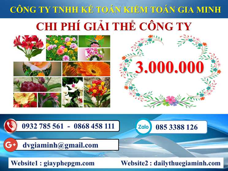 Chi phí dịch vụ giải thể doanh nghiệp tại Quận Hồng Bàng