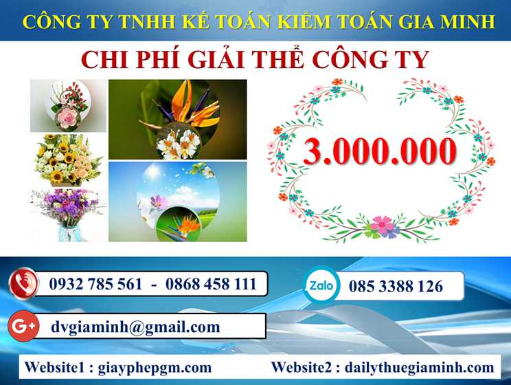 Dịch vụ giải thể doanh nghiệp tại Quận Liên Chiểu 5 Chi phí dịch vụ giải thể doanh nghiệp tại Quận Liên Chiểu