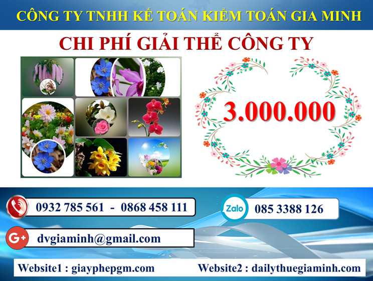 Chi phí dịch vụ giải thể doanh nghiệp tại Quận Ngô Quyền